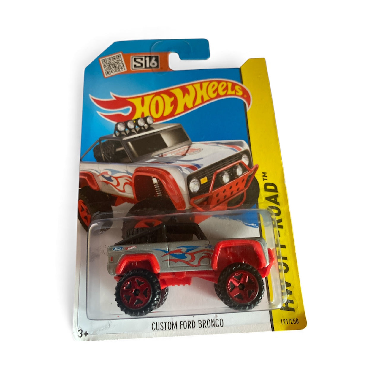 Hot Wheels Custom Ford Bronco – HW Off-Road – 121/250 – Card Slightly Bent