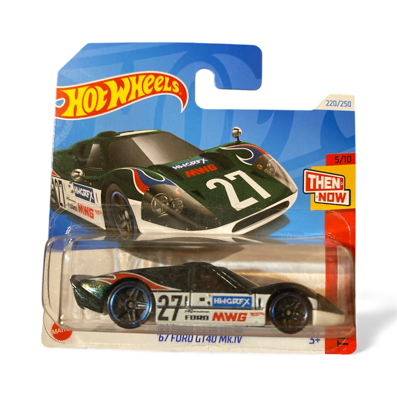 Hot Wheels ’67 Ford GT40 Mk.IV – Then & Now – 5/10 – 220/250 – 2024 Mainline