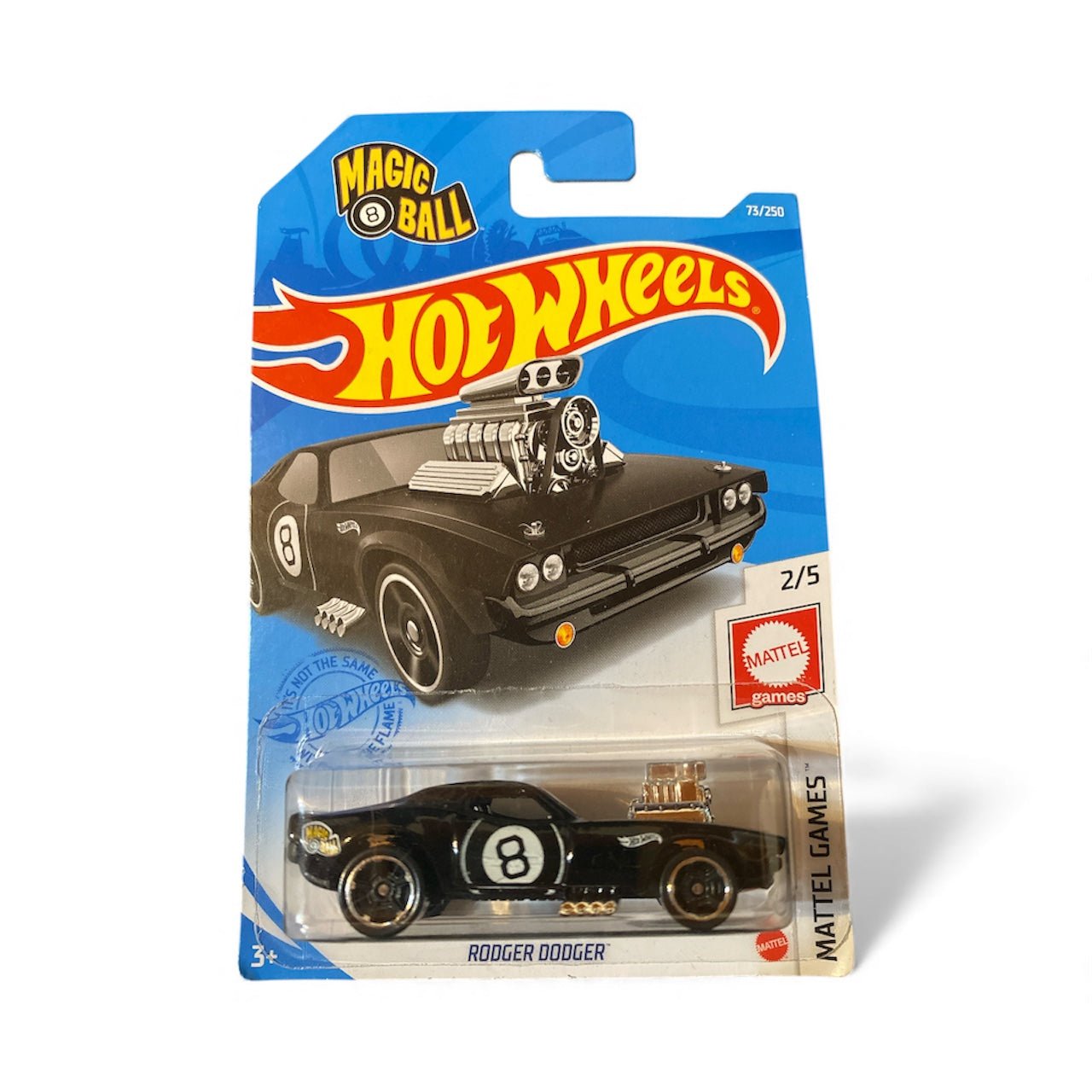 Hot Wheels – Rodger Dodger (Magic 8 Ball Variant) – Mattel Games 2/5 – 73/250 – Mint on Card