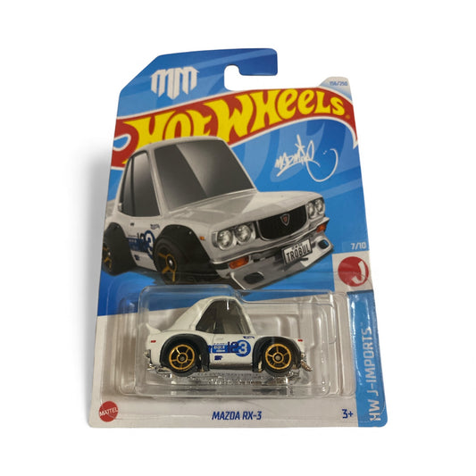 Hot Wheels – Mazda RX-3 – HW J-Imports 7/10 – 156/250 – Mint on Card (2023)